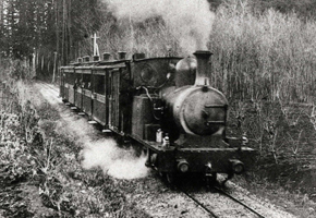 青梅鉄道の2号機関車（明治36年）